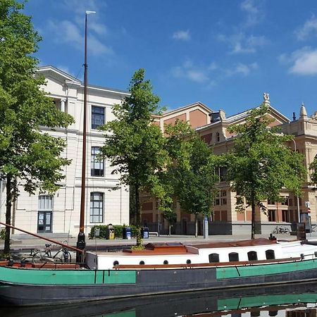 Monumentale woonboot op unieke locatie Groningen Appartement Buitenkant foto